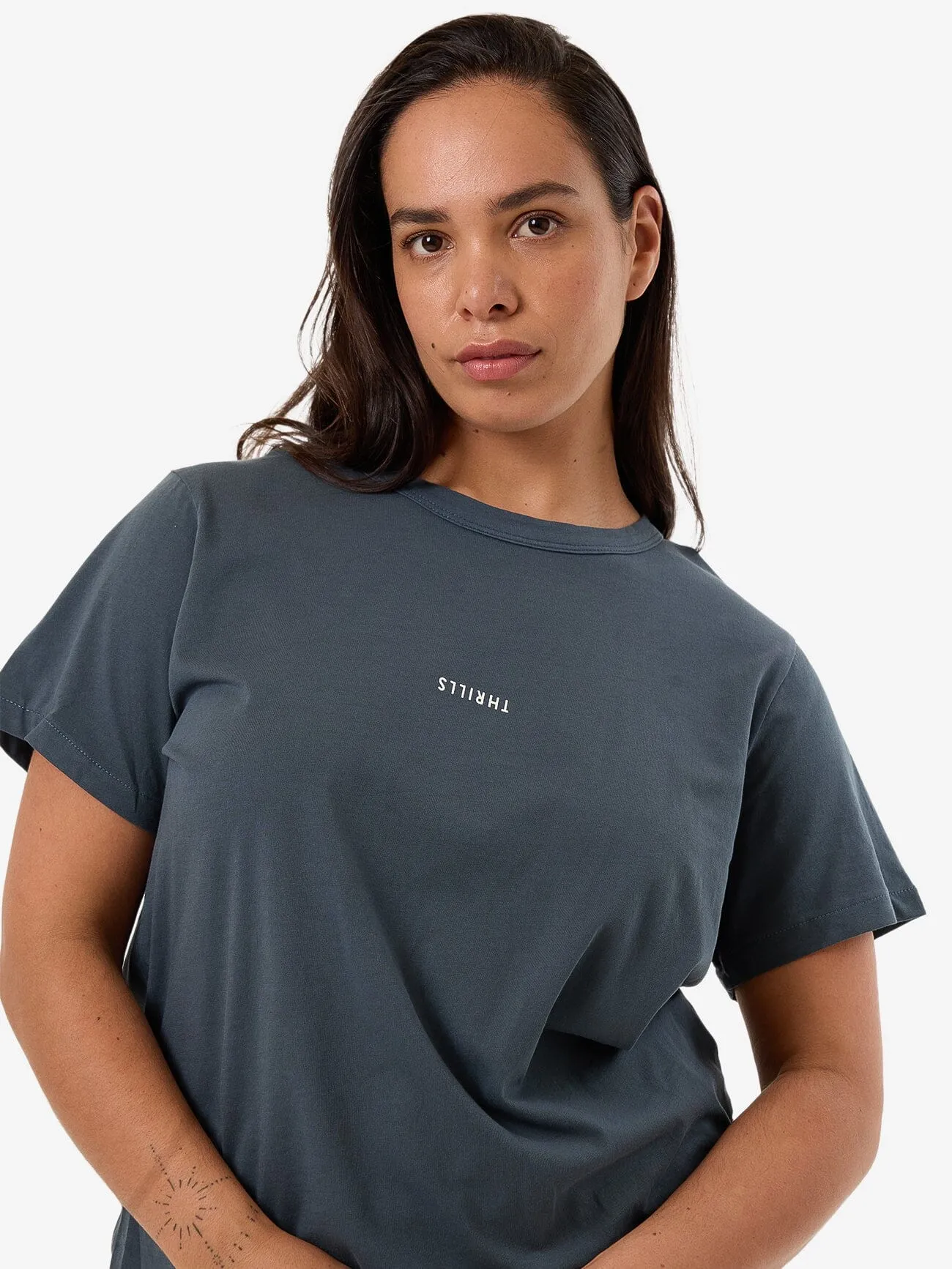 Minimal Thrills Relaxed Tee - Dark Slate