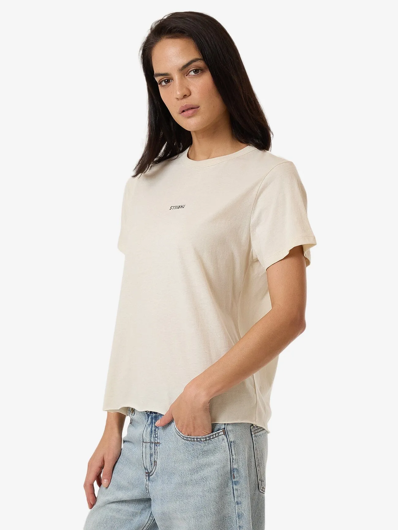 Minimal Thrills Relaxed Tee - Heritage White