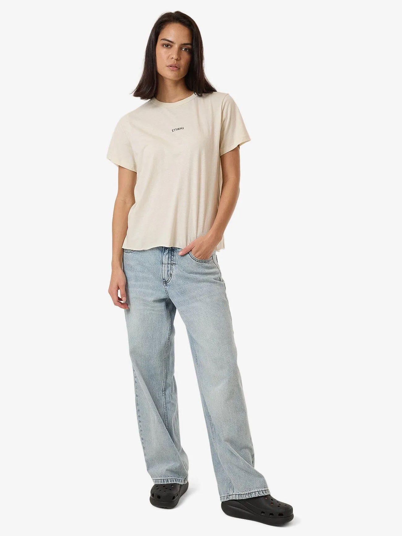 Minimal Thrills Relaxed Tee - Heritage White