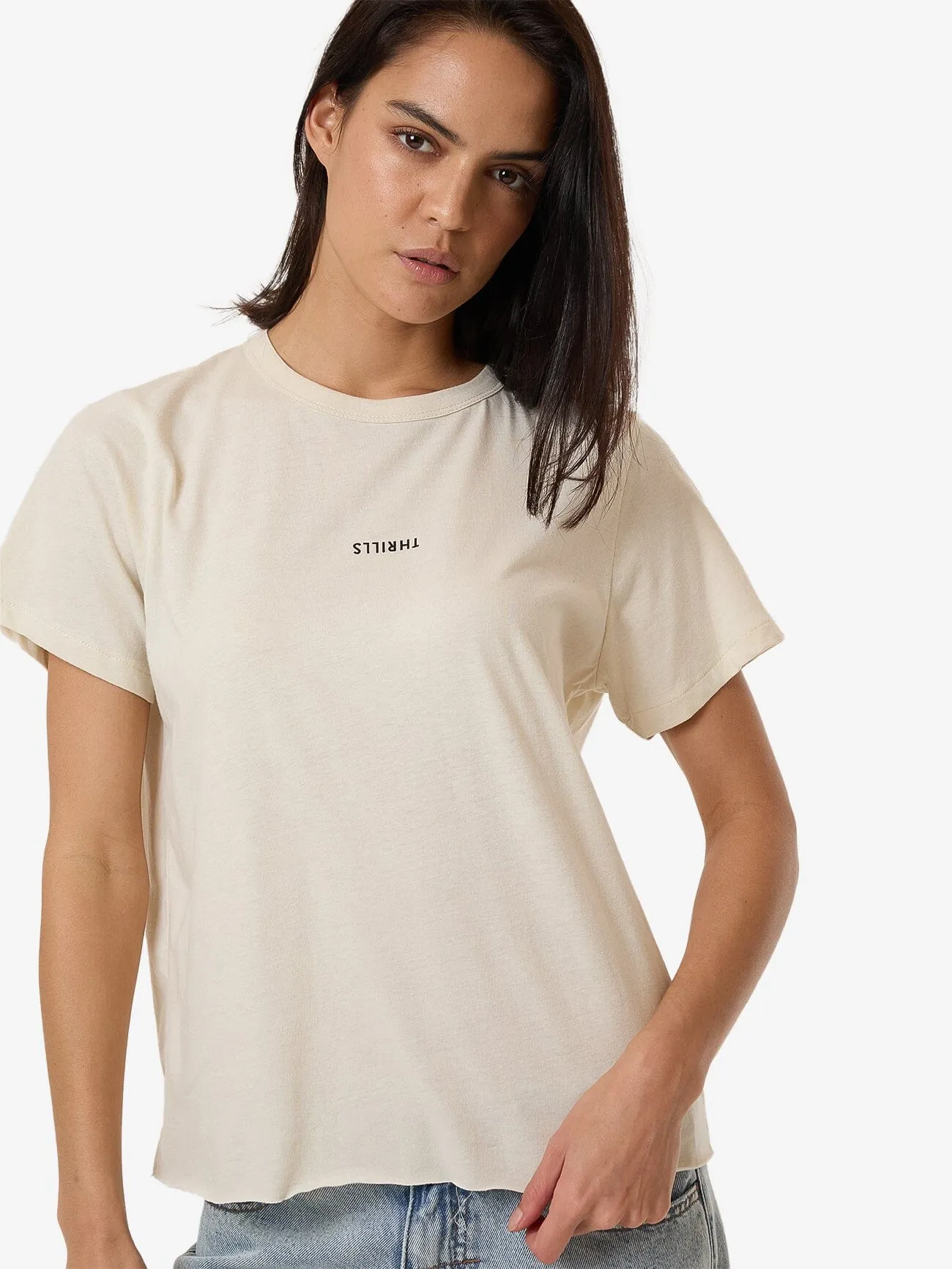 Minimal Thrills Relaxed Tee - Heritage White