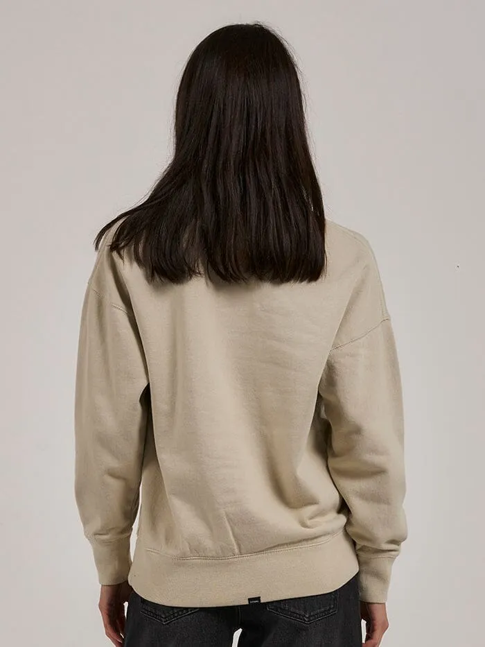 Minimal Thrills Slouch Crew - Oatmeal