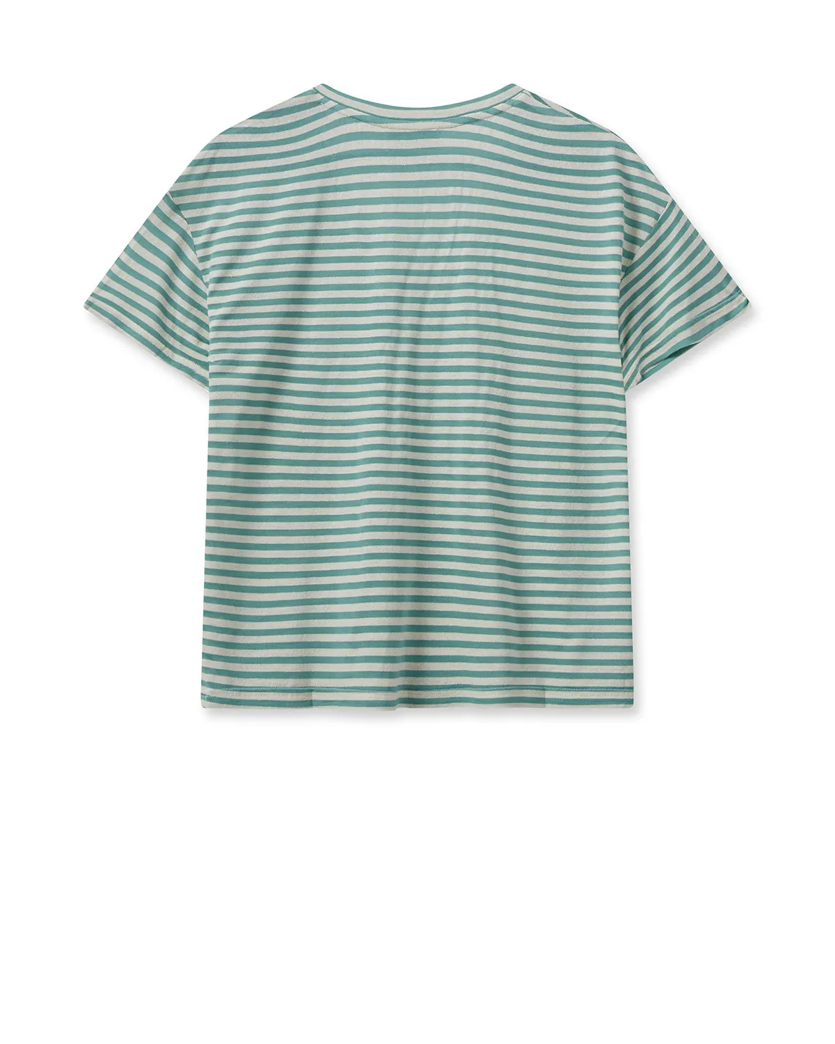 MOS MOSH | Jill V-SS Stripe Tee 159200