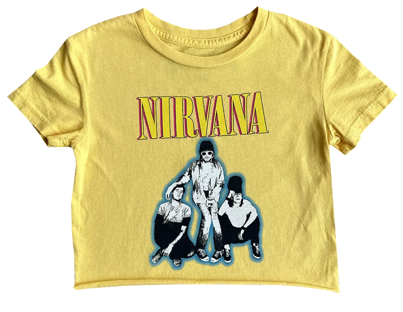 Nirvana Not Quite A Crop Tee