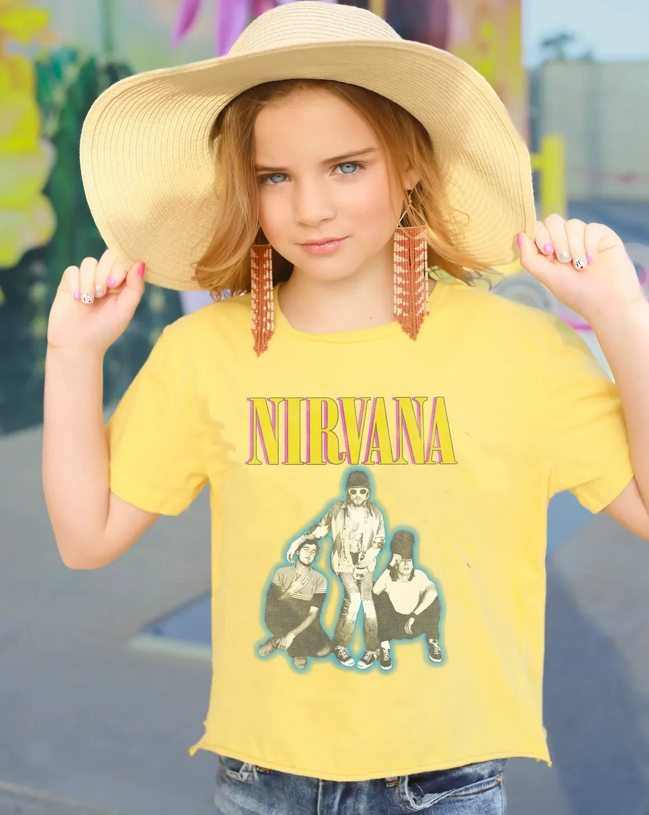 Nirvana Not Quite A Crop Tee