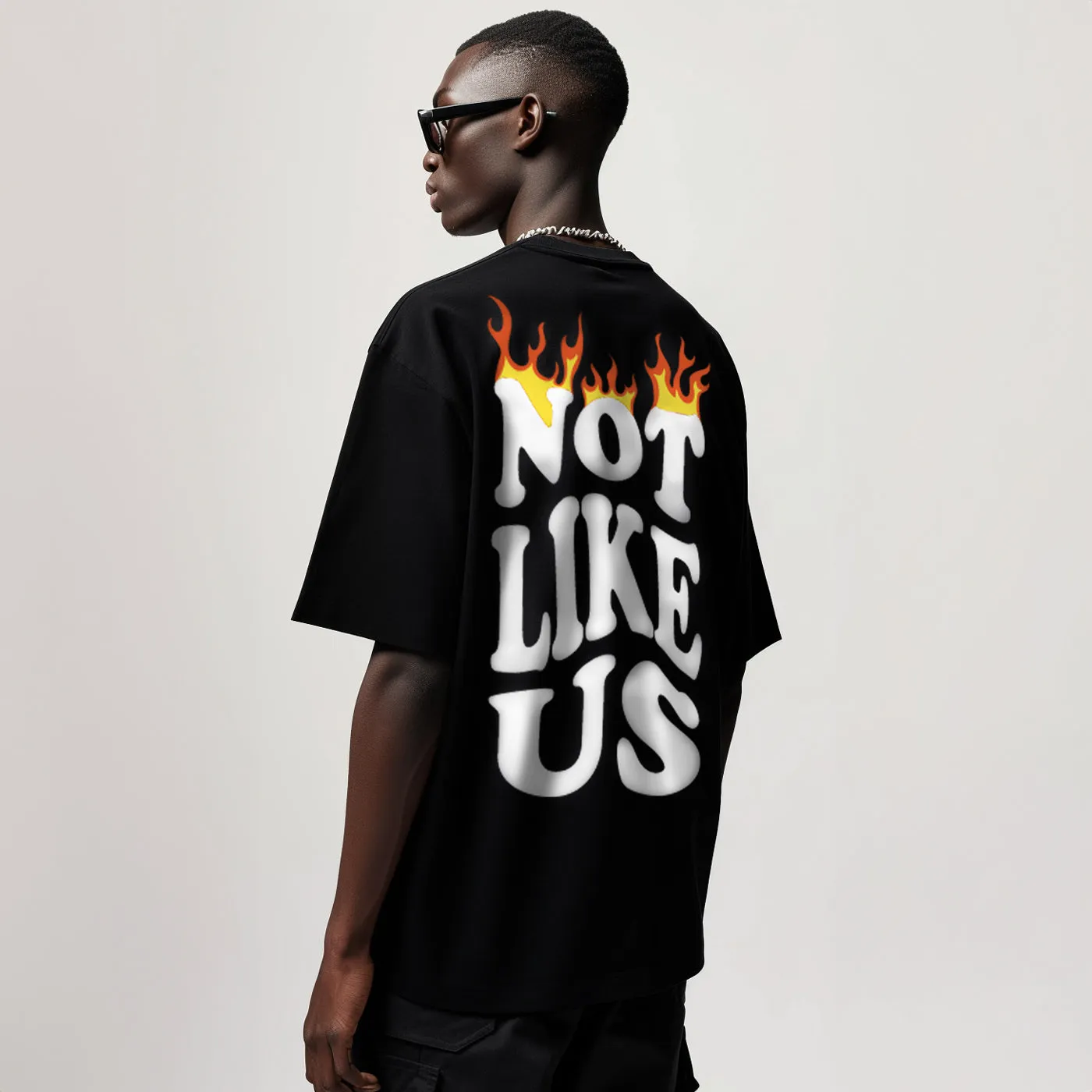 Not Like Us Graphic Cotton T-Shirt