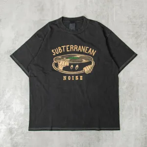 Nudie Koffe Sub Noise Tee - Anthracite