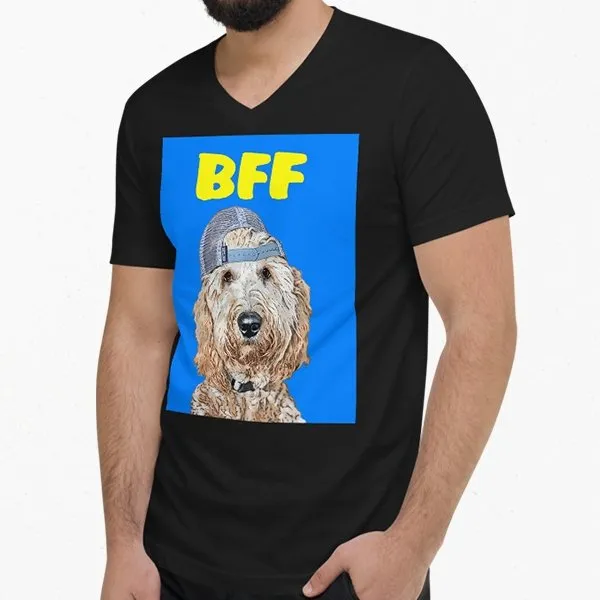 Original Pet Pop Art Mens V-neck