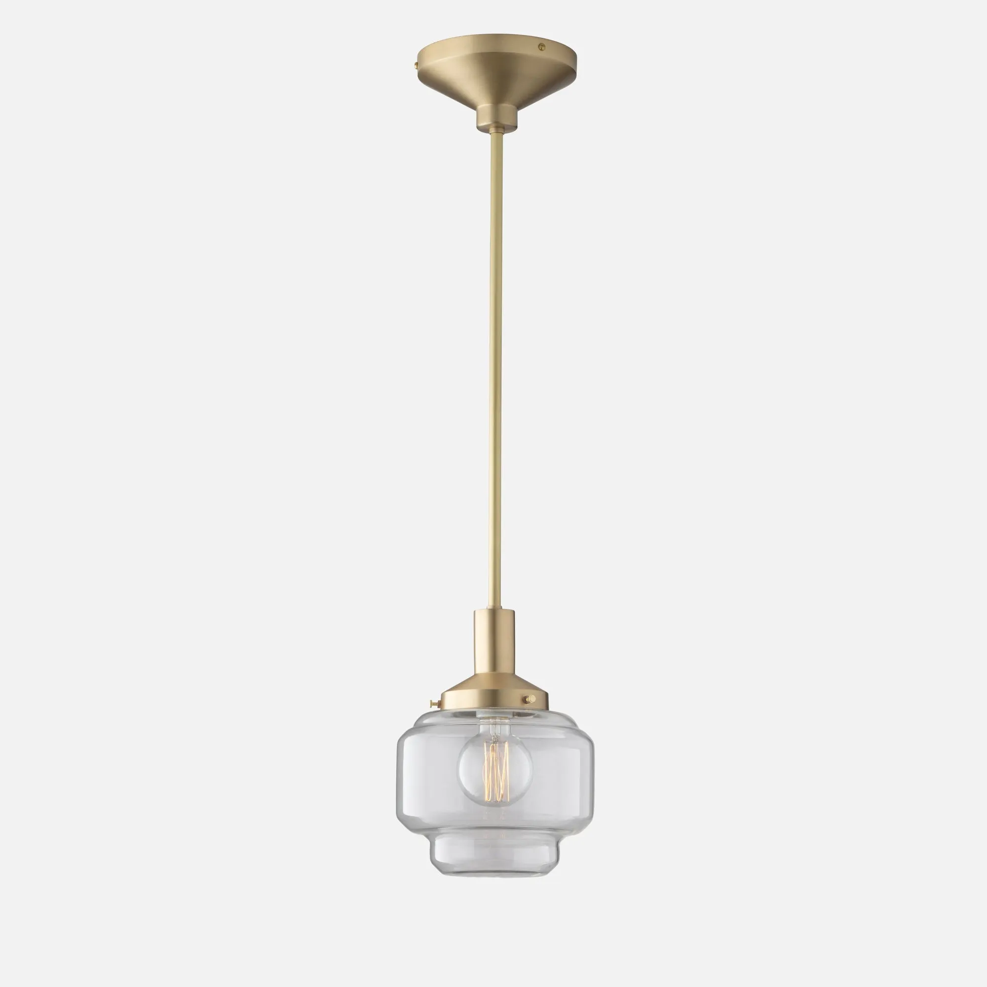 Otto 4" Rod Pendant - Valuted