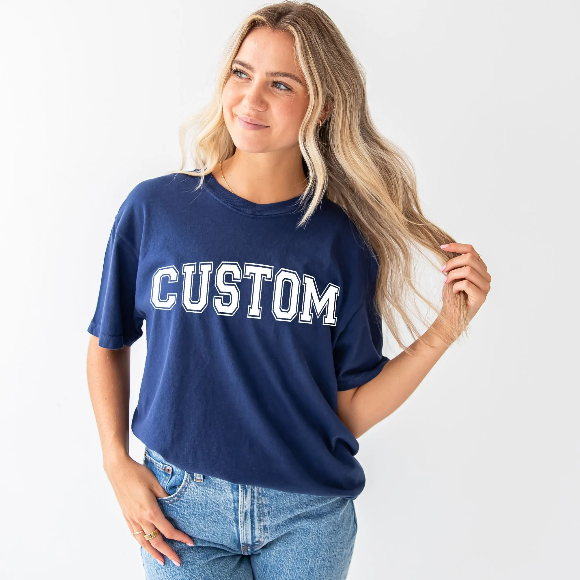 Personalized School Mascot Comfort Colors Tee