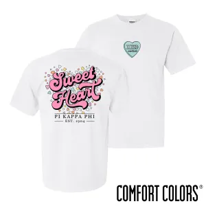 Pi Kapp Comfort Colors Sweetheart White Short Sleeve Tee