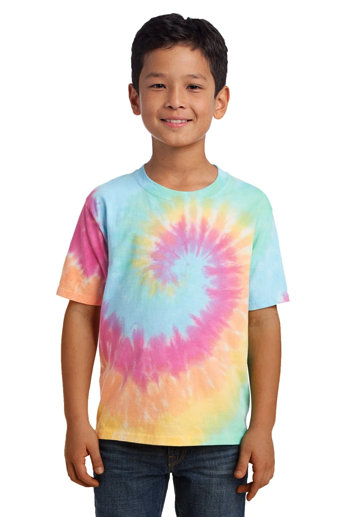 Port & Company ®  - Youth Tie-Dye Tee. PC147Y, Basic Colors