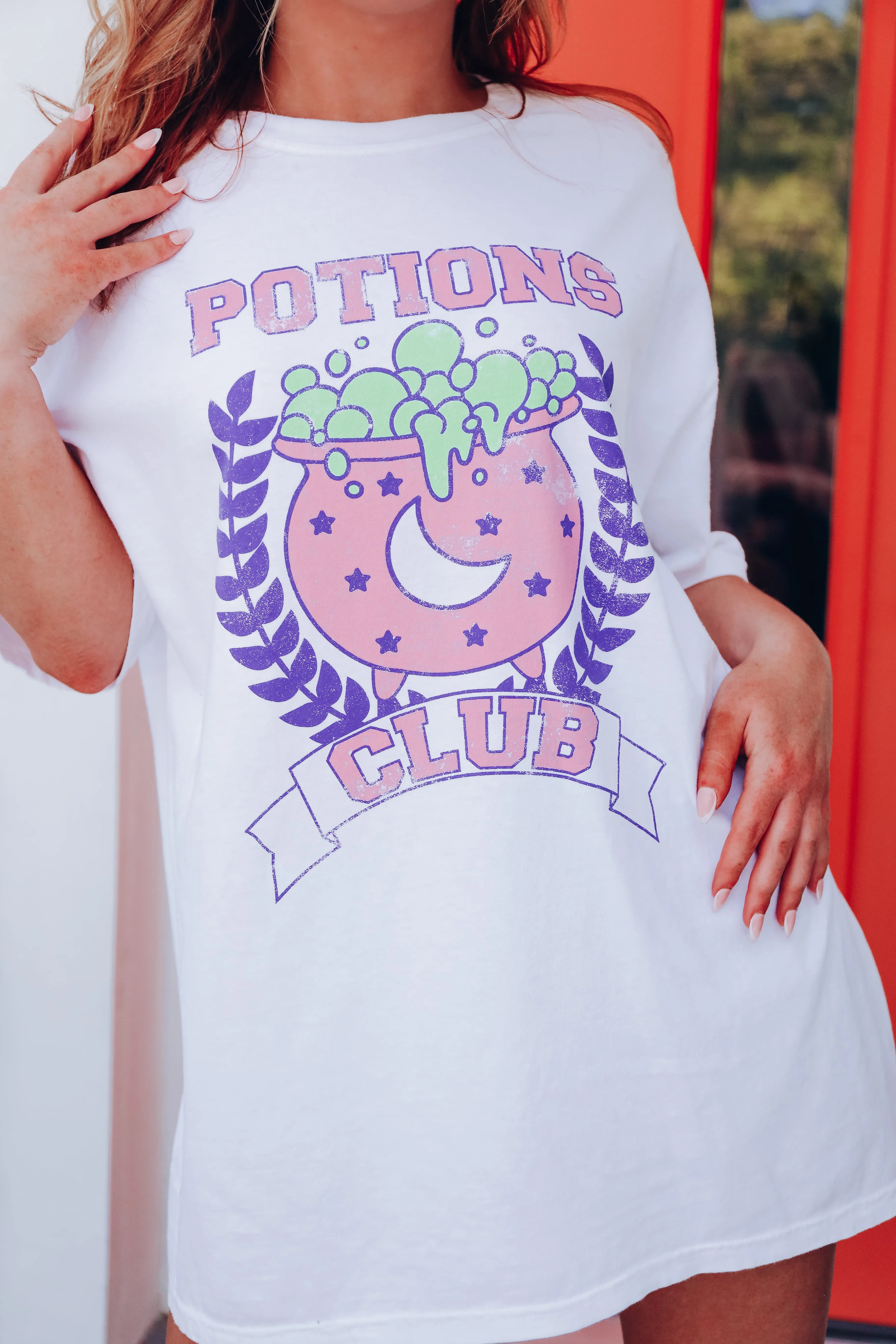 Potions Club Graphic Tee - White