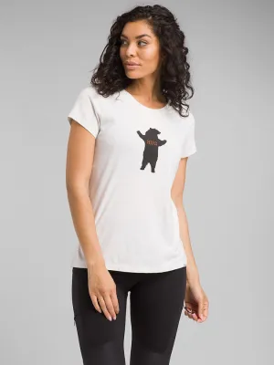 Prana Graphic Women's Top - White Bear