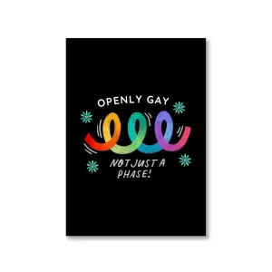 Pride Poster - Openly Gay