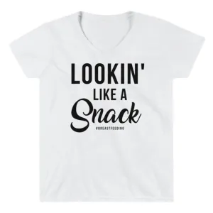 "Snack" V-Neck Shirt