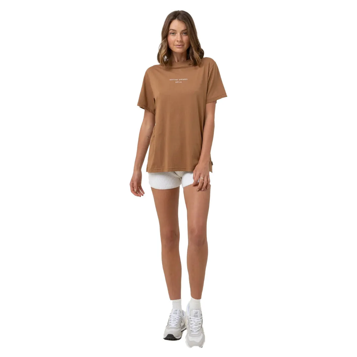 Rhythm Classic Brand Tee - Caramel