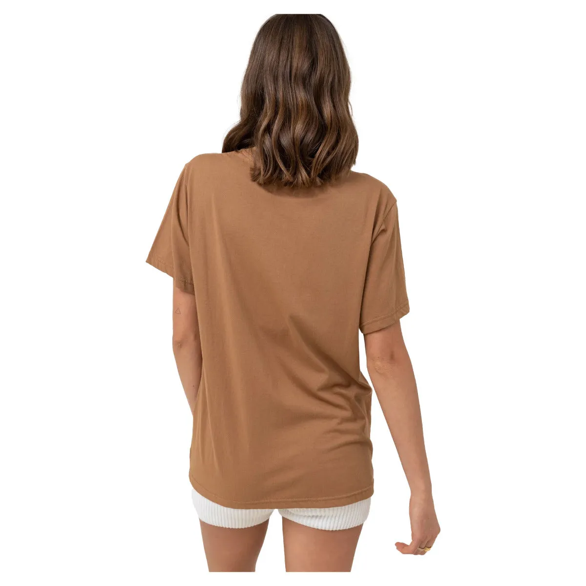 Rhythm Classic Brand Tee - Caramel