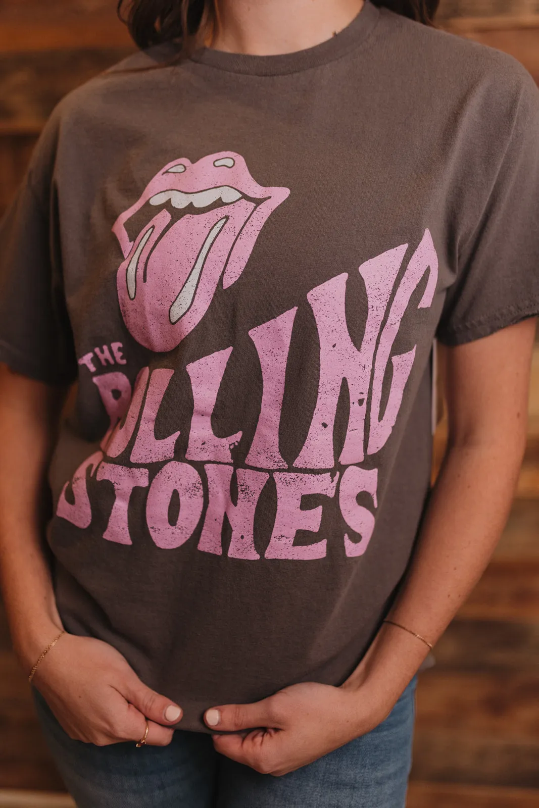 Rolling Stones Dazed Charcoal Graphic Tee