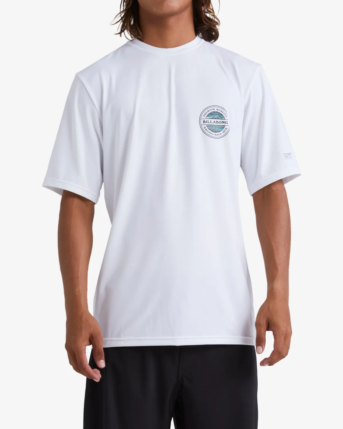 Rotor Loose Fit Short Sleeve Surf Tee - White