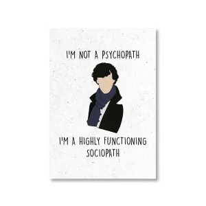 Sherlock Poster - Sociopath