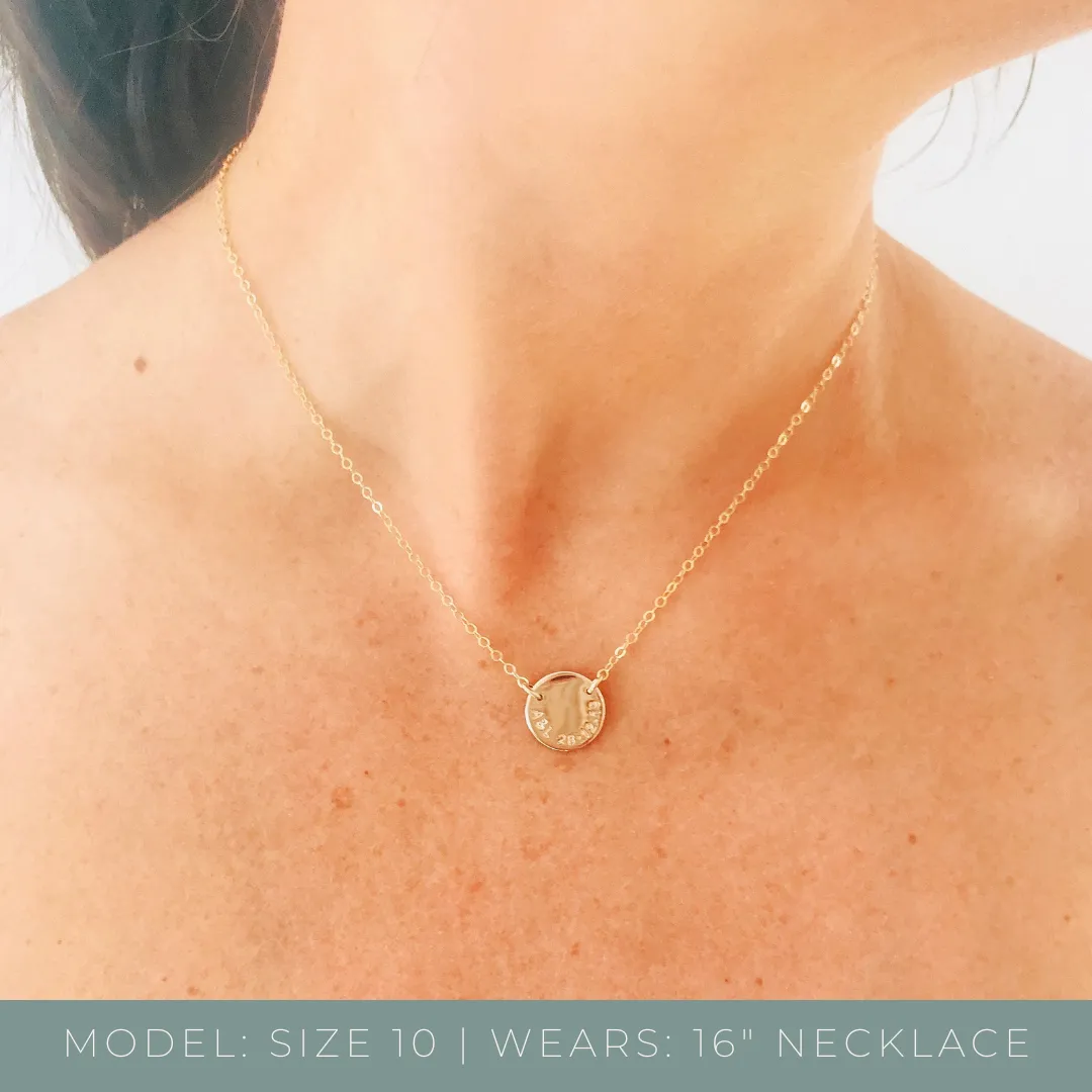 Sienna • Medium Pendant Necklace • Double Hole