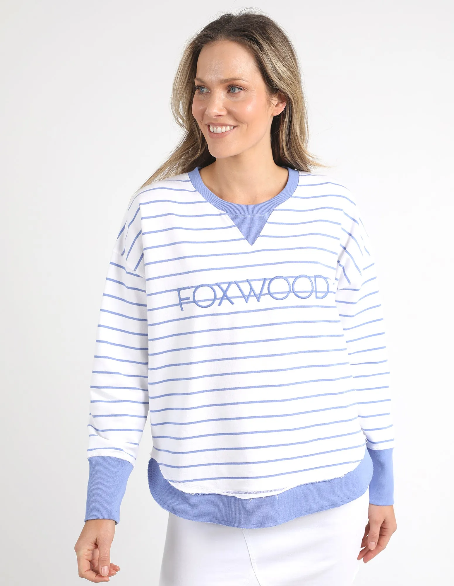 Simplified Stripe Crew - Foxwood