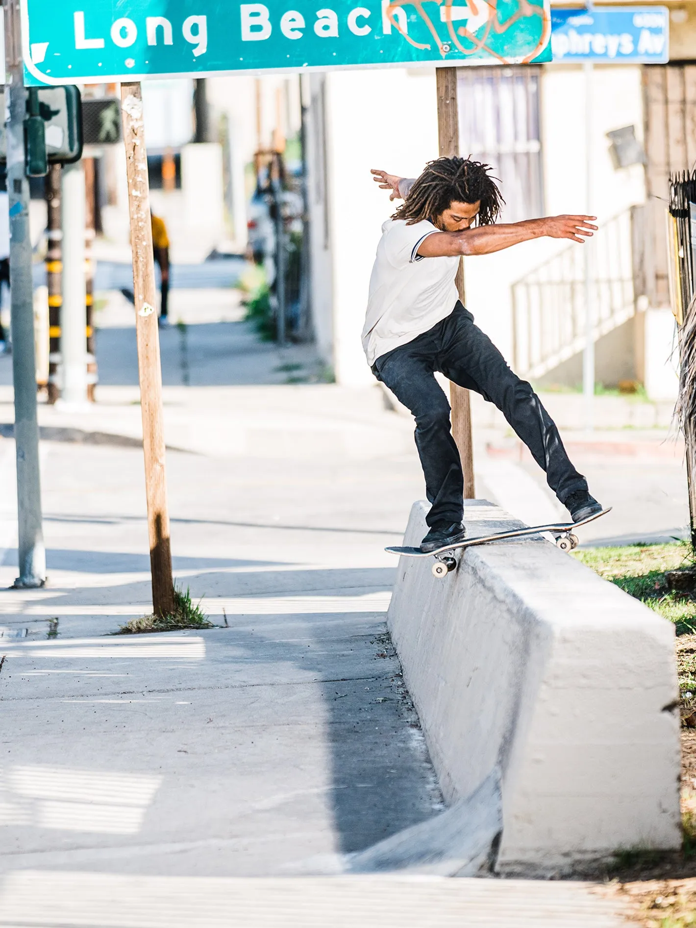 Skate Vitals Chris Pfanner Short Sleeve Shirt - White Flash