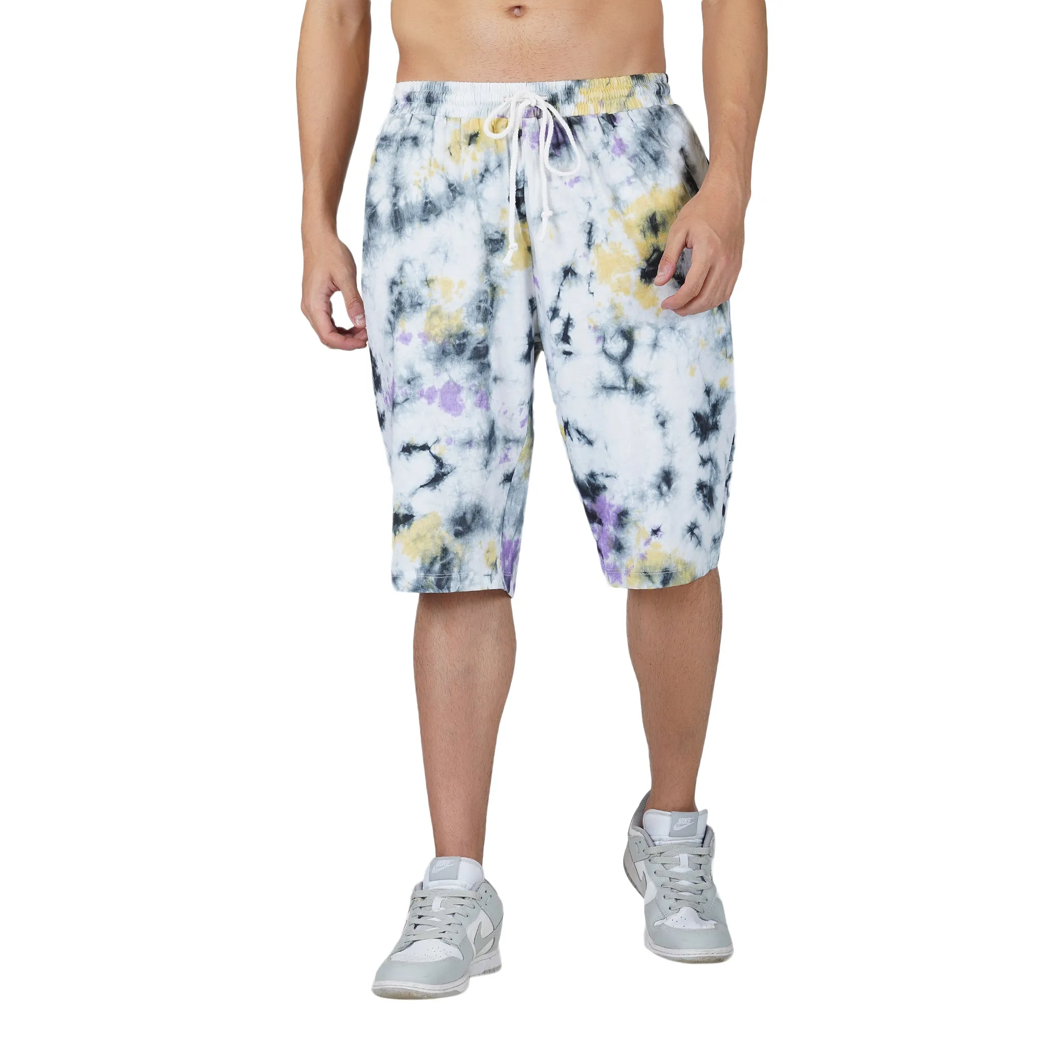 SLAY. Men's Tie Dye T shirt & Shorts Co-ord Set