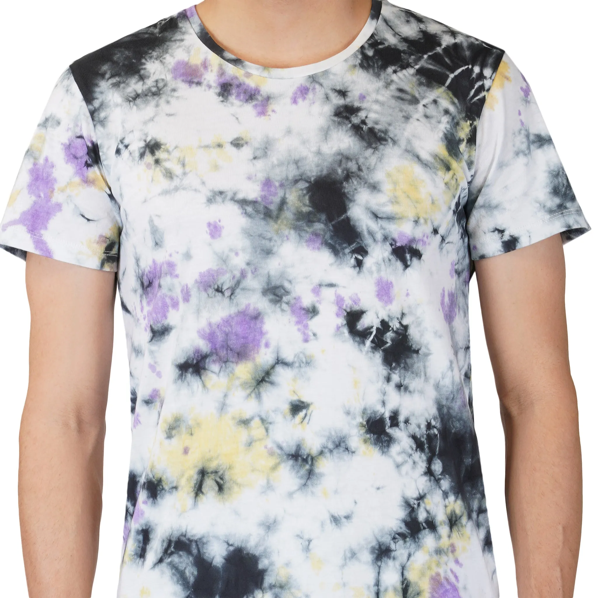 SLAY. Men's Tie Dye T shirt & Shorts Co-ord Set