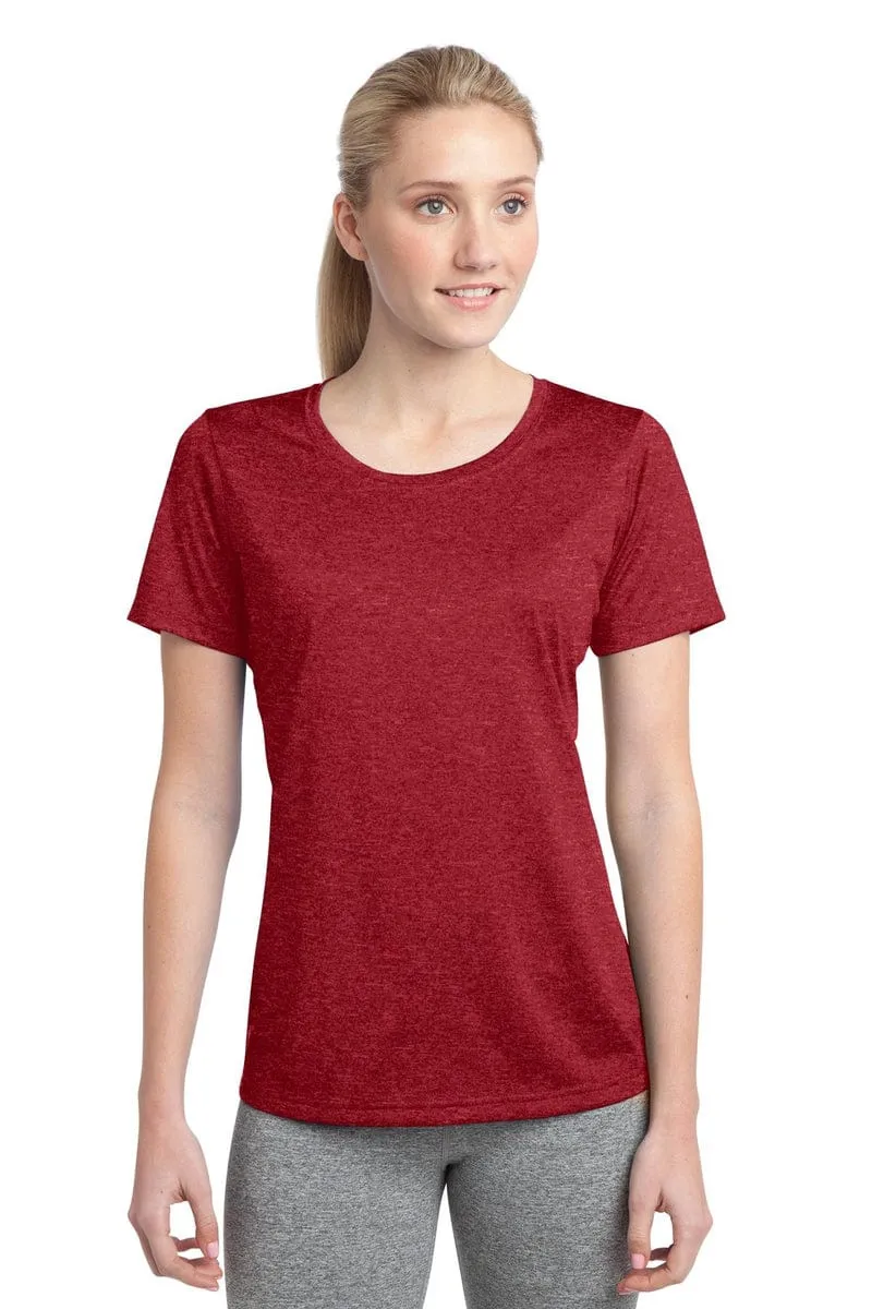 Sport-Tek LST360: Ladies Heather Contender Scoop Neck Tee