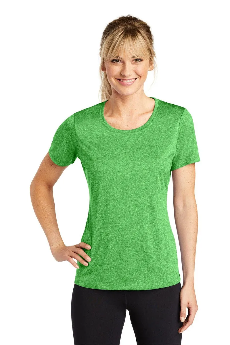 Sport-Tek LST360: Ladies Heather Contender Scoop Neck Tee