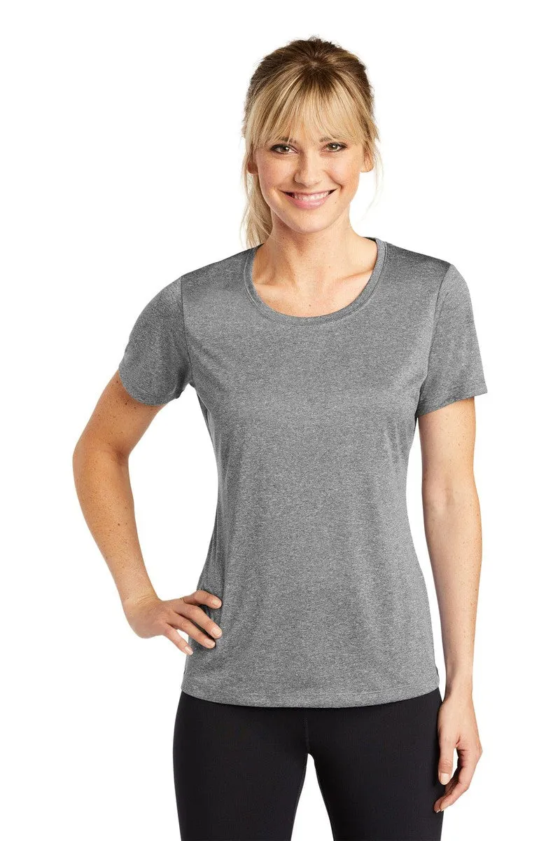 Sport-Tek LST360: Ladies Heather Contender Scoop Neck Tee