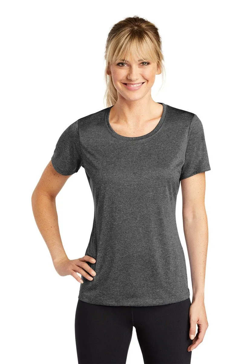 Sport-Tek LST360: Ladies Heather Contender Scoop Neck Tee