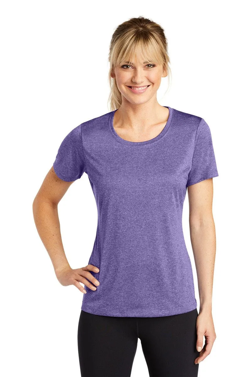 Sport-Tek LST360: Ladies Heather Contender Scoop Neck Tee