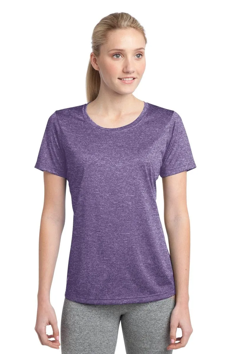 Sport-Tek LST360: Ladies Heather Contender Scoop Neck Tee