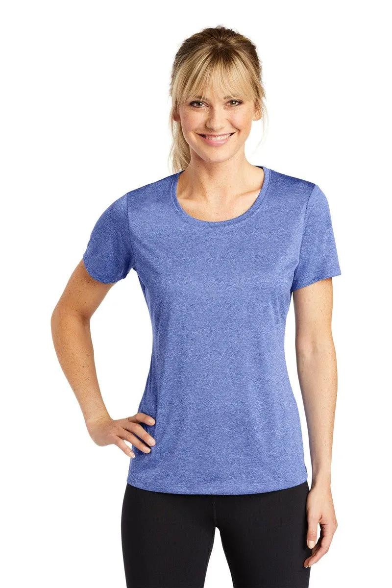 Sport-Tek LST360: Ladies Heather Contender Scoop Neck Tee