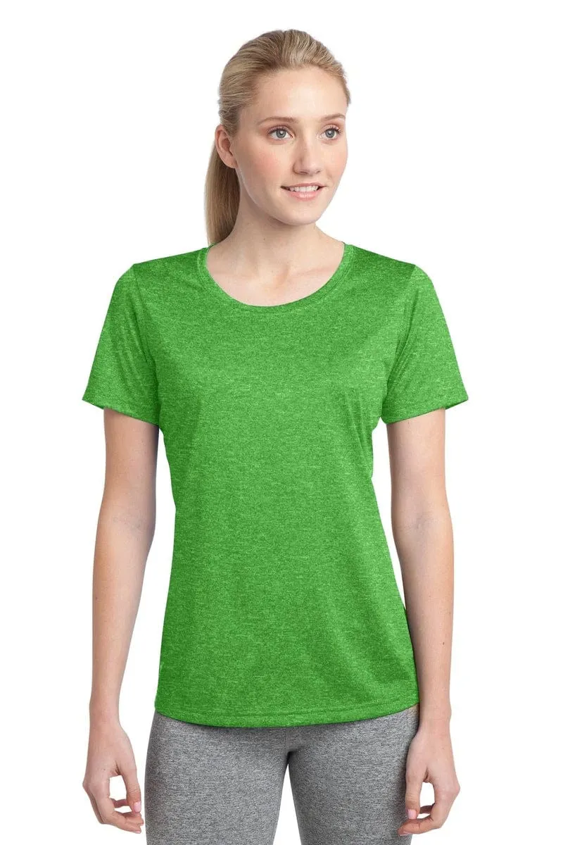 Sport-Tek LST360: Ladies Heather Contender Scoop Neck Tee