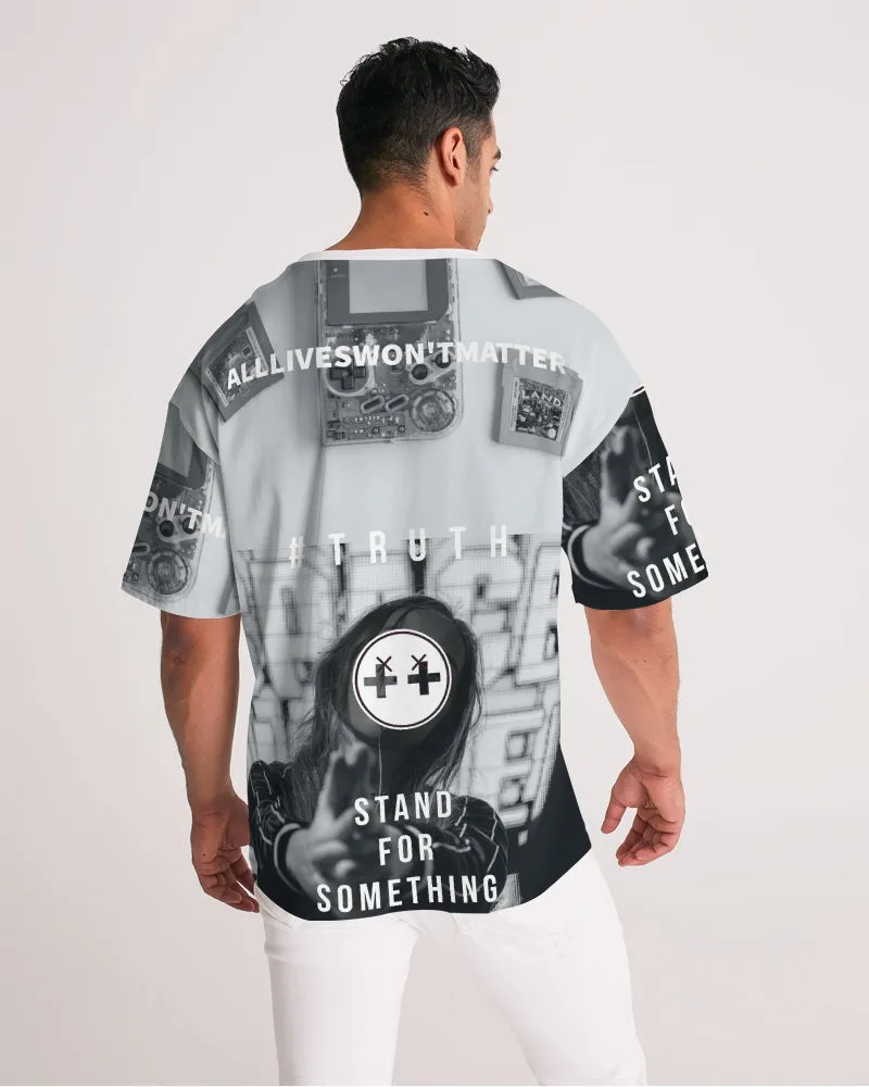 Stand for something Men's Premium Heavyweight Tee