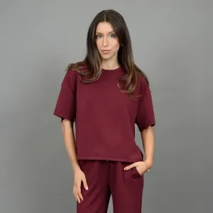 Tess Burgundy Tee