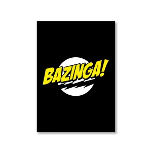 The Big Bang Theory Poster - Bazinga