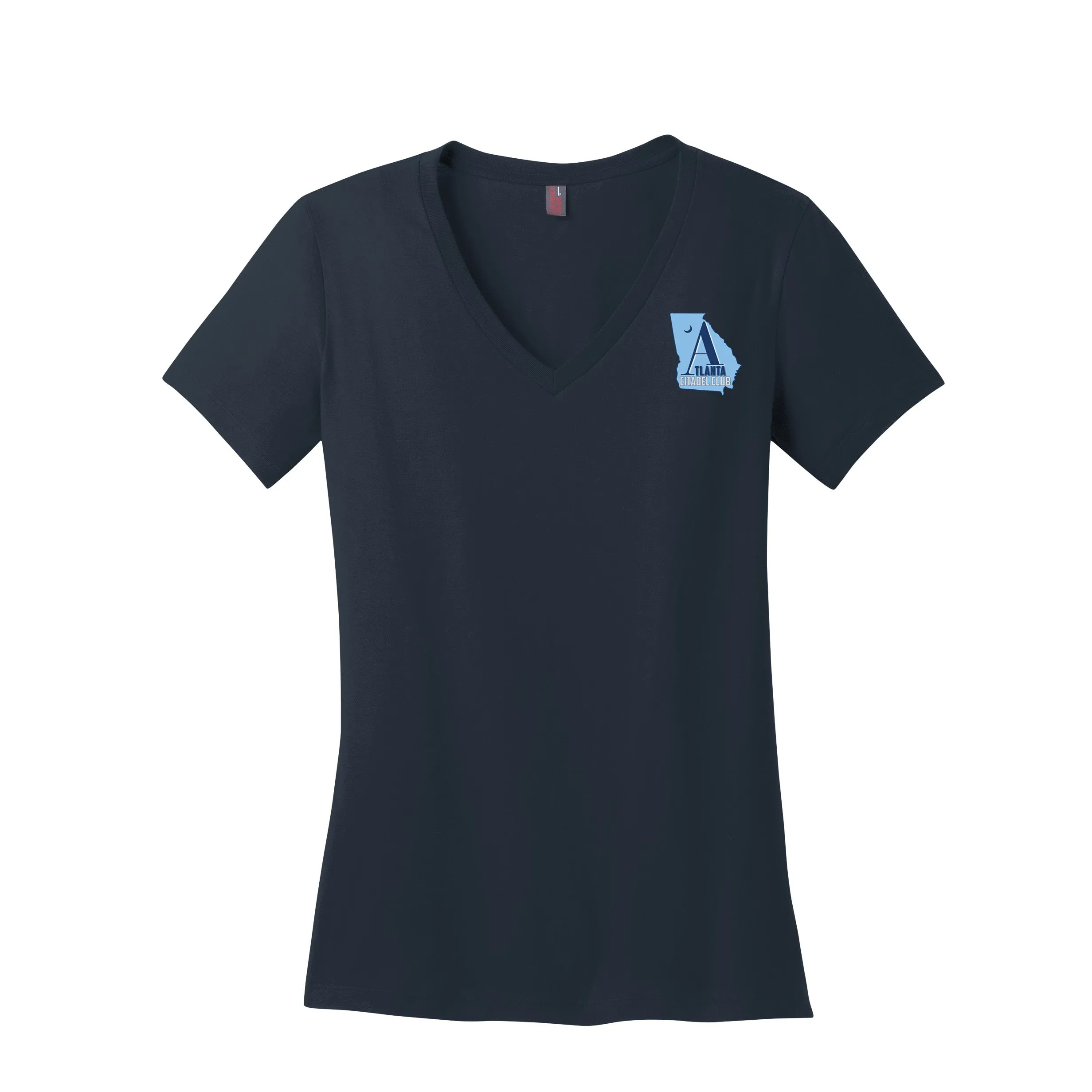 The Citadel, Atlanta Citadel Club, Women’s V-Neck Tee Shirt