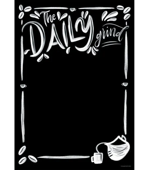 'The Daily Grind' Poster | Industrial Cafe | Schoolgirl Style | UPRINT