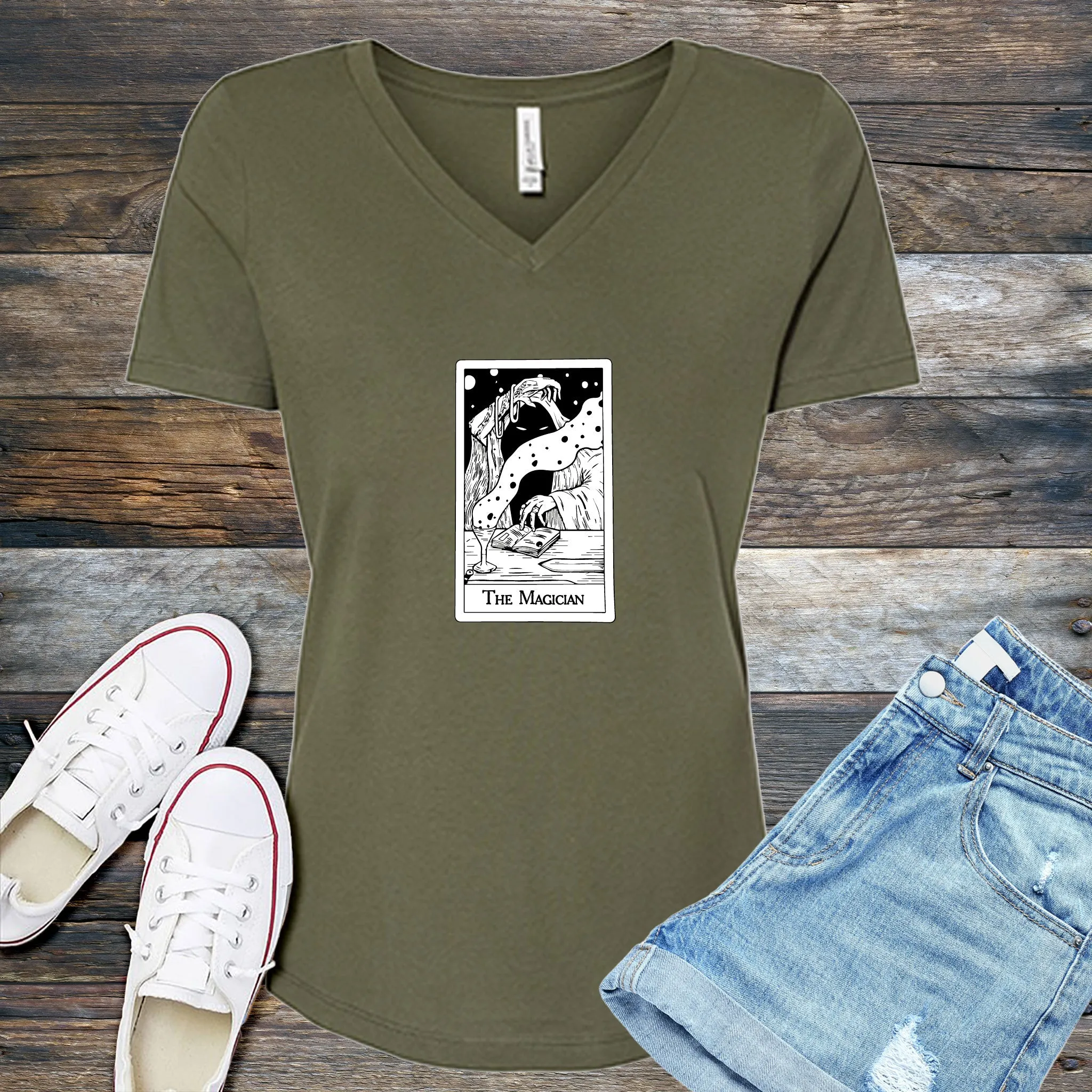 The Magician Tarot V-Neck