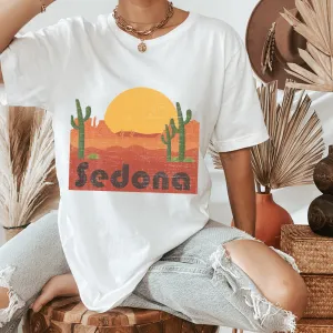 Trendy Sedona Unisex Comfort Colors® T-shirt, Women's Sedona, Arizona Travel, Adventure Tee, Spring or Summer Travel T-Shirt, Hiking or Camping Tee