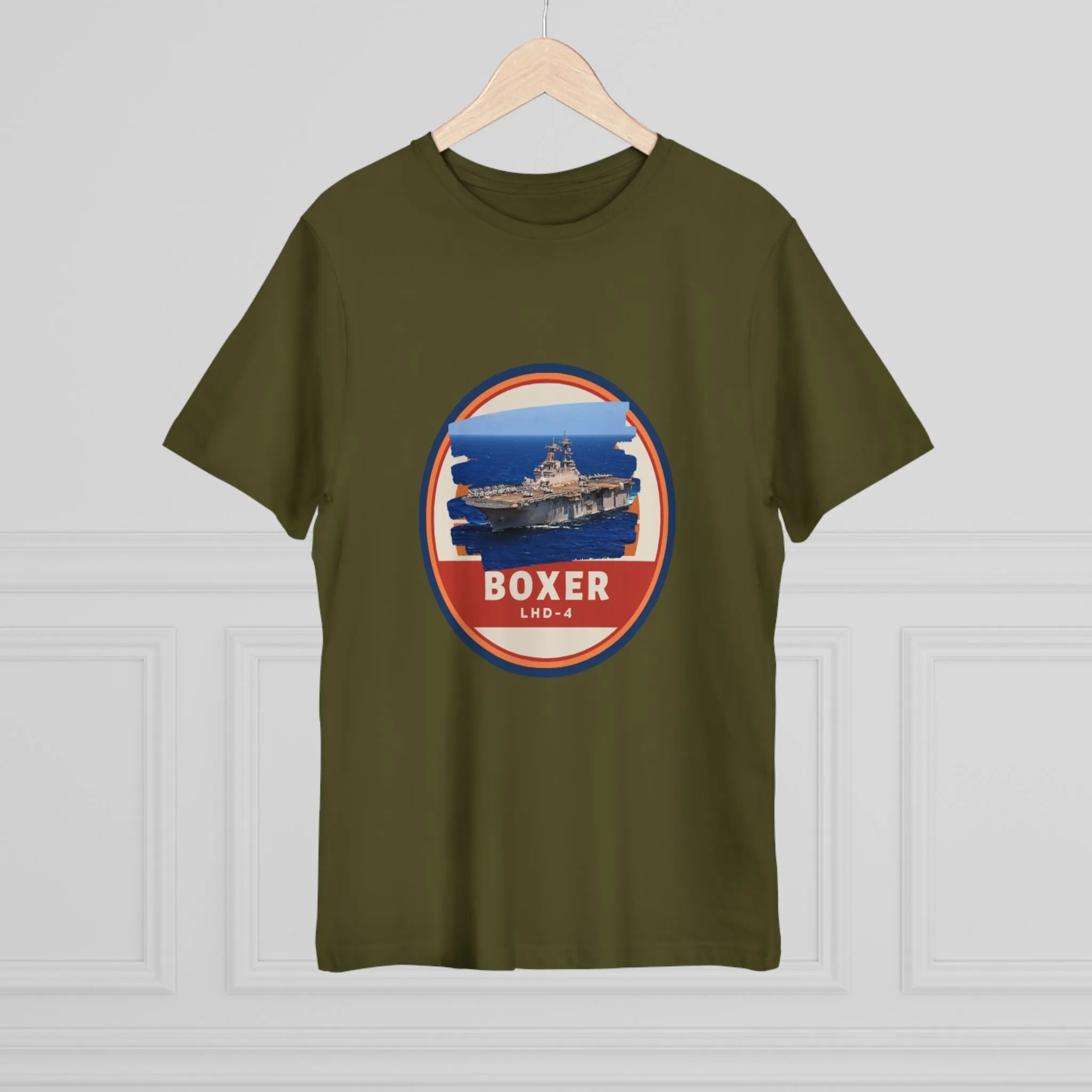 USS Boxer LHD-4 United States Ships POD Unisex Deluxe T-shirt