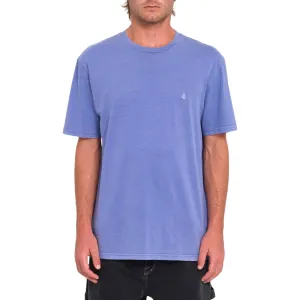 Volcom Solid Stone Embroidered T-Shirt - Ballpoint Blue