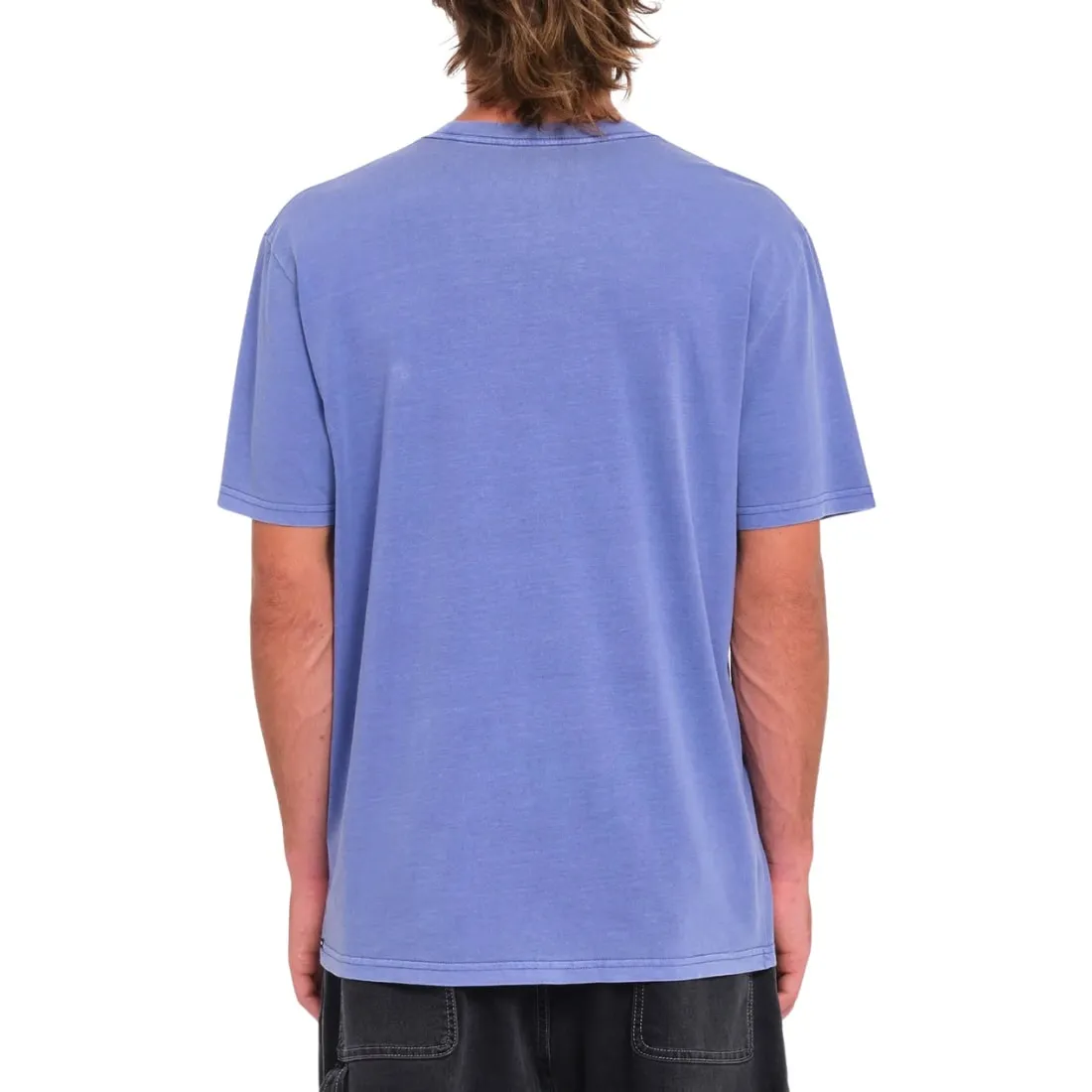 Volcom Solid Stone Embroidered T-Shirt - Ballpoint Blue