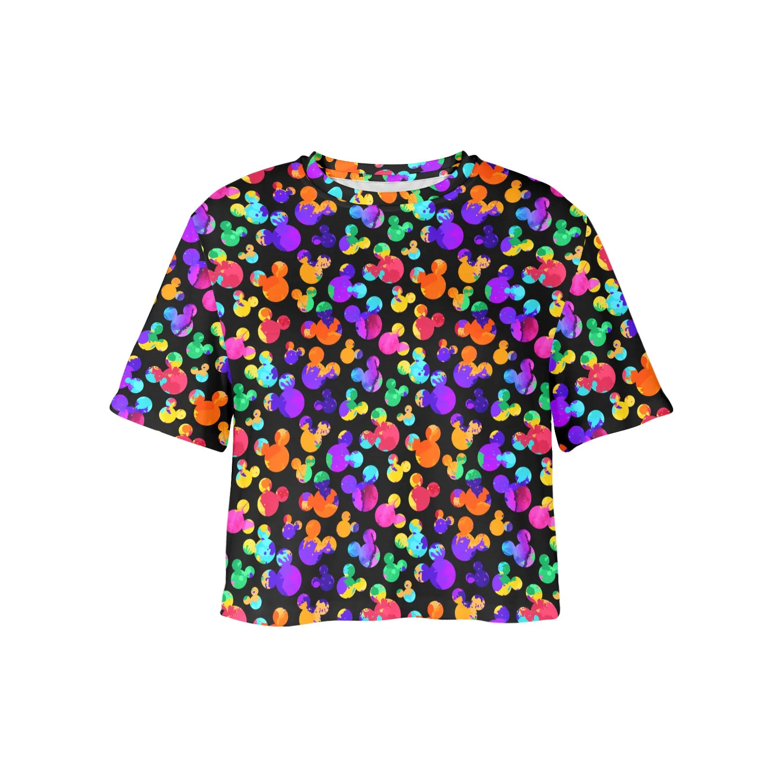 Watercolor Women's Cropped T-shirt