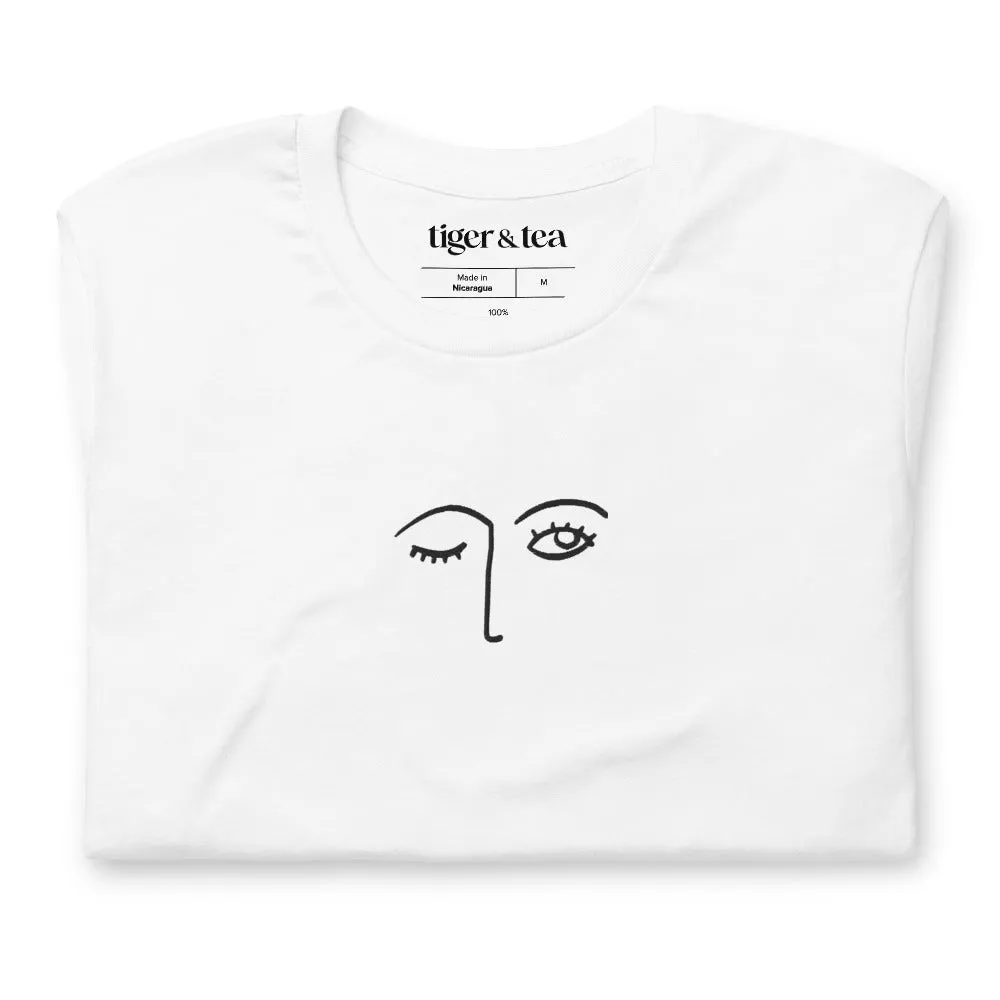 Wink Embroidered Unisex Tshirt