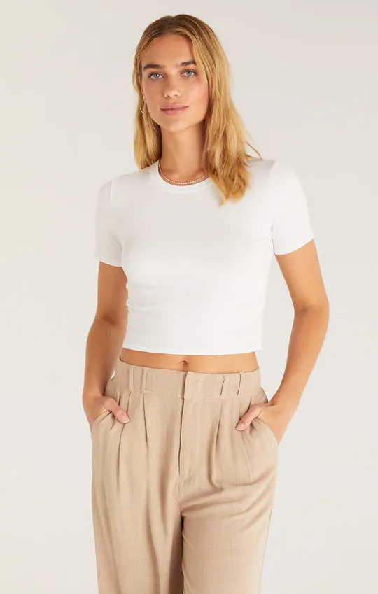 Z Supply Pamela Cropped Tee